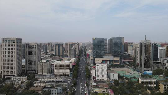 河南郑州城市建设航拍