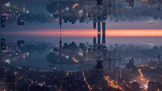 上海天空之城镜像城市