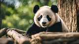 可爱的大熊猫高清在线视频素材下载
