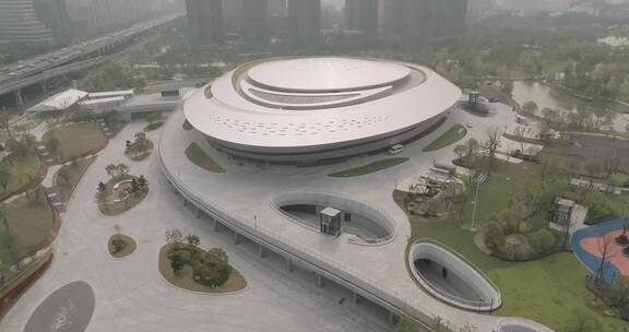 2023年杭州亚运会电竞馆航拍
