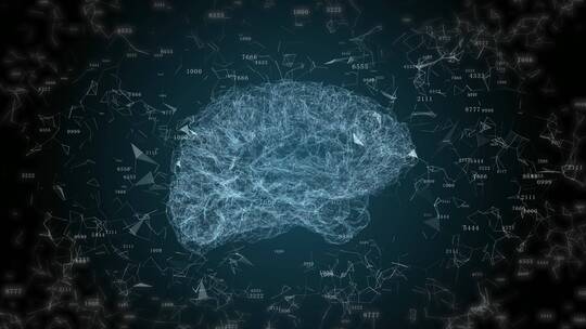 高科技粒子网格大脑AE视频素材教程下载