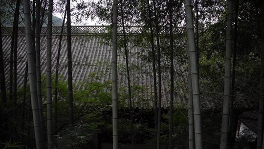 杭州飞来峰韬光寺建筑风景