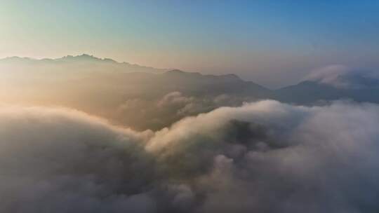 青岛云雾日出云海日出