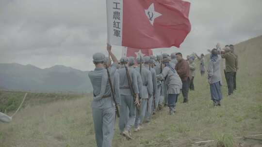 4k村民送别红军