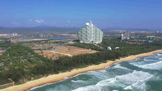 三亚海棠湾红树林度假酒店视频素材模板下载