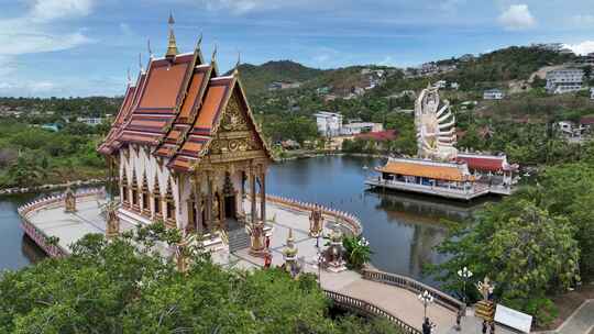 泰国苏梅岛海岛千手观音庙