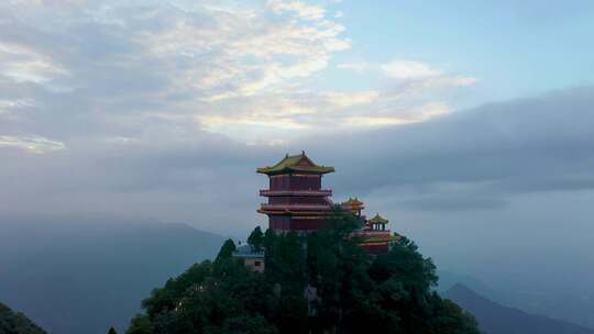 南五台山 钟南山 秦岭 云海 日出 云彩 蓝天