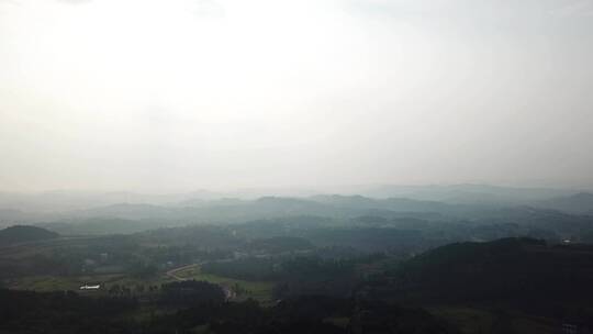丘陵平原、飘渺烟雨、四川盆地、罗江