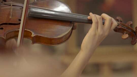 拉提琴细节/大提琴/小提琴/演奏视频素材模板下载
