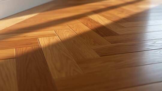 室内木地板光影特写素材