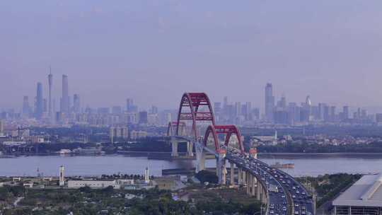 广州新光大桥视频素材模板下载