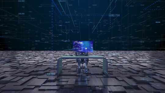 ai机器人人工智能交通商务办公网络科技