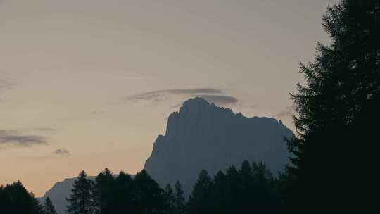 Alpe Di Siusi，白云石，山，