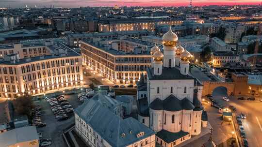 费奥多罗夫斯基大教堂和城市景观