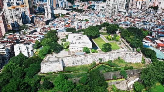 粤港澳大湾区澳门城市风光航拍