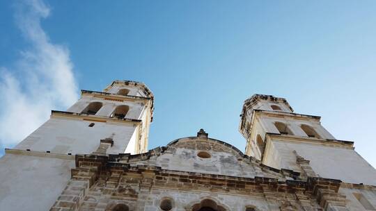 墨西哥墨西哥城教堂外景地拍
