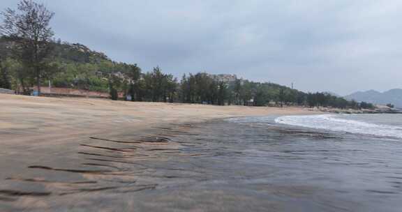 台山市浪琴湾海滩航拍