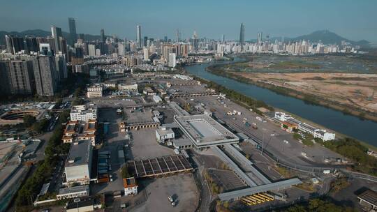 深圳福田河套视频深圳河深港保税区货场