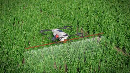 无人机农田喷洒作业