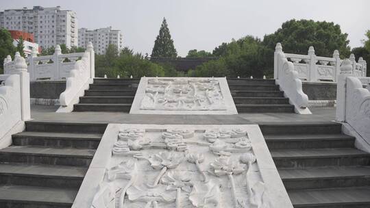 杭州江寺公园古典园林风景