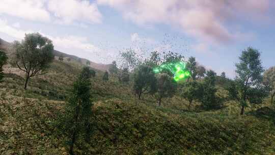 绿色低碳植物生长环保节能片头