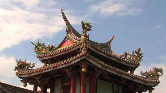 寺庙屋顶装饰