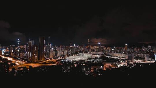 深圳城市延时夜景视频