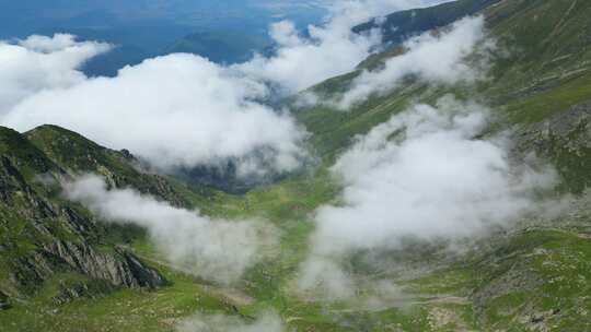 风景，喀尔巴布韦山脉，雾，山脉