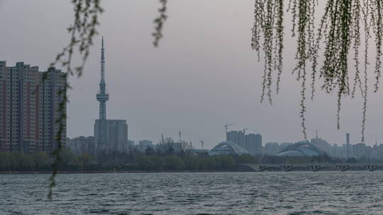 诸城 地标建筑 延时摄影 城市空镜头 空镜头