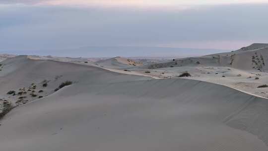 阿勒泰地区白沙山沙漠景区航拍