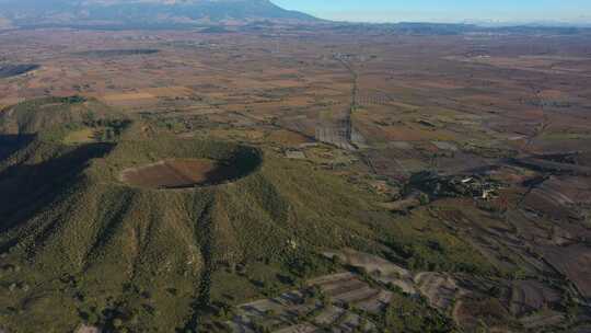 墨西哥， Caxcantla，火山，非活