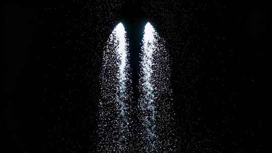 黑色背景粒子特效