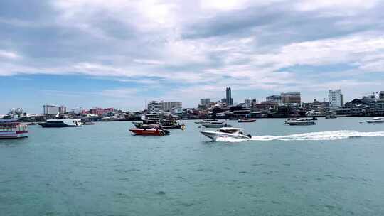 海岛城市风光