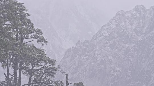 暴雪 怒江独龙江雪景