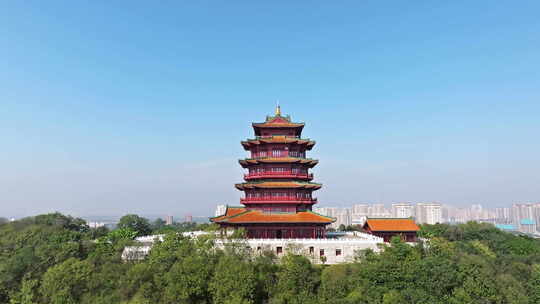 吉安市神岗山公园航拍