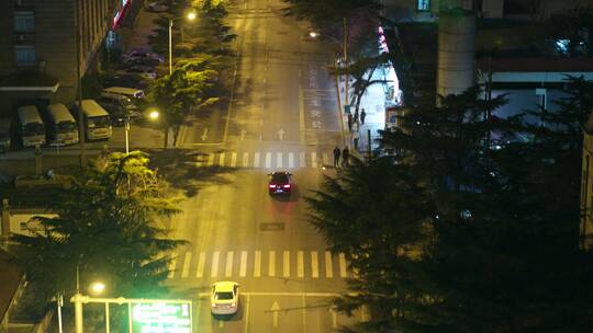 青岛老城区夜景