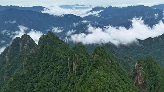 美丽中国河南伏牛山老界岭自然风光