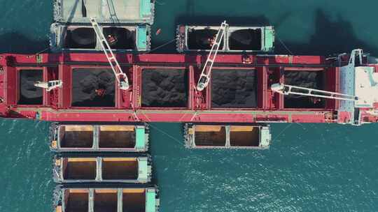 海上运煤船码头物流运输港口进出口集装箱1