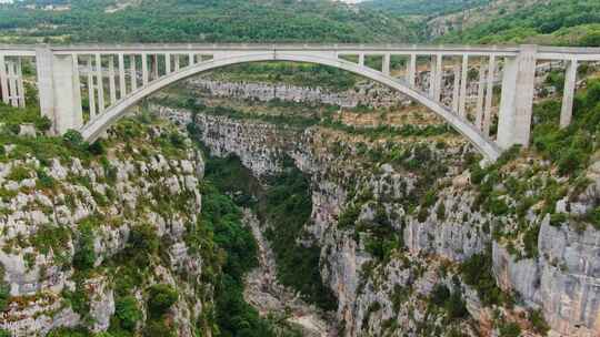 Verdon Gorge，河，峡谷，桥