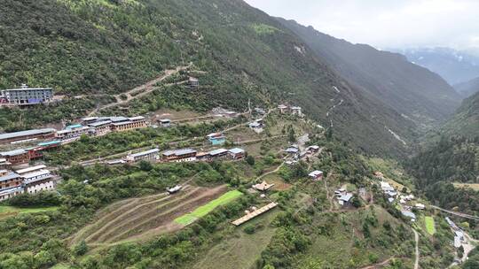 雨崩村航拍