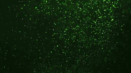 绿色粒子
