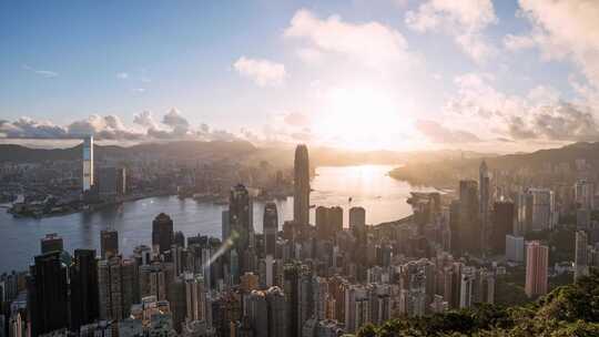 香港航拍延时合集