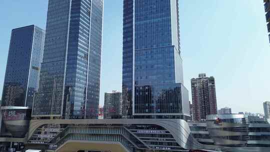 重庆沙坪坝龙湖金沙天街航拍