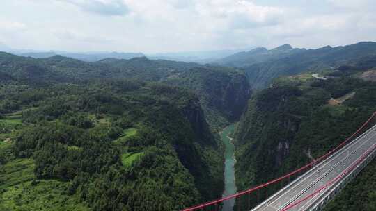 美丽中国山川中的大桥、峡谷大桥