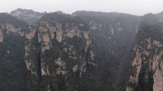 航拍湖南张家界武陵源5A景区