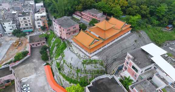 阳江市东山寺航拍