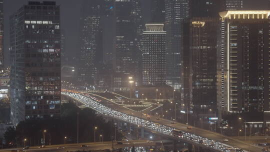 城市夜色 都市夜景视频素材模板下载