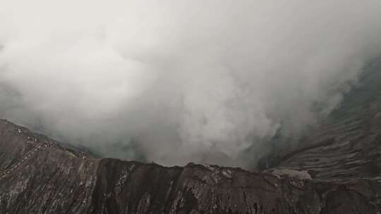 航拍Bromo火山