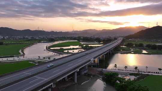 高速公路风景视频