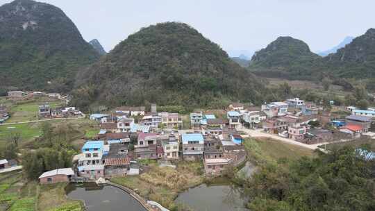 广西柳州塞隆妙景屯农村航拍